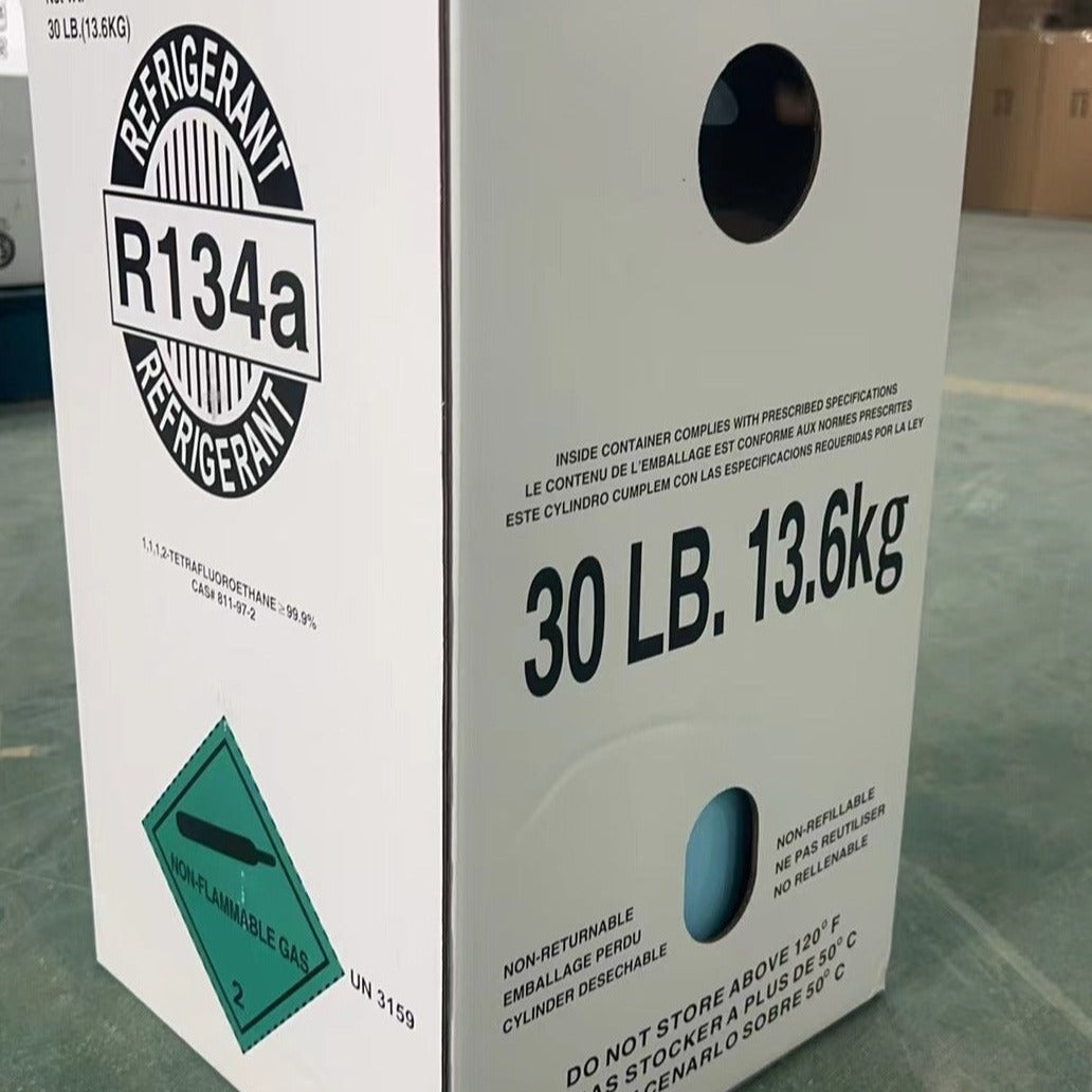 Premium R134A Refrigerant - High Capacity 30lb Cylinder for Cooling Systems