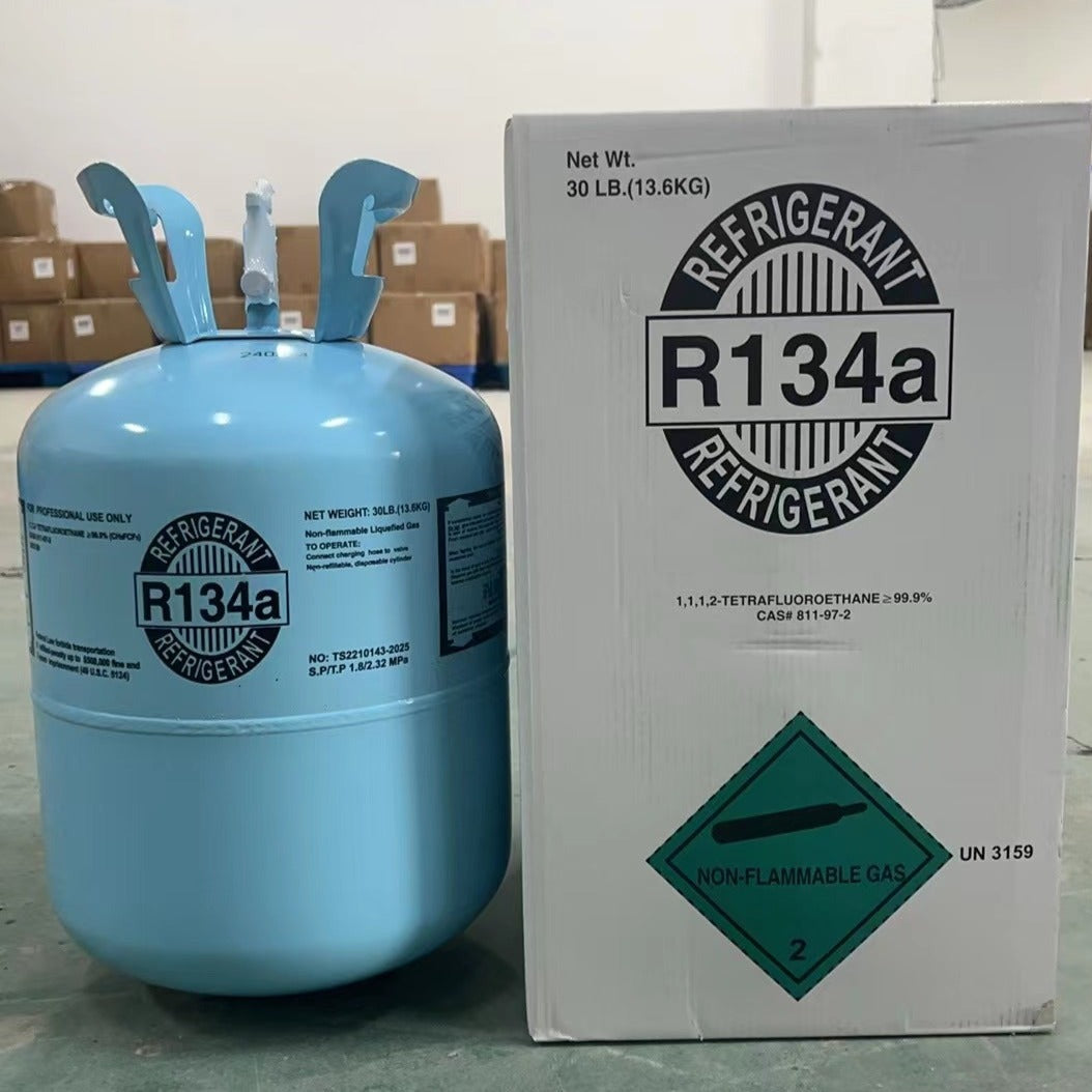 Premium R134A Refrigerant - High Capacity 30lb Cylinder for Cooling Systems